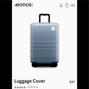 NWT Monos Luggage Cover (Sz Carry-On Plus/Pro Plus)